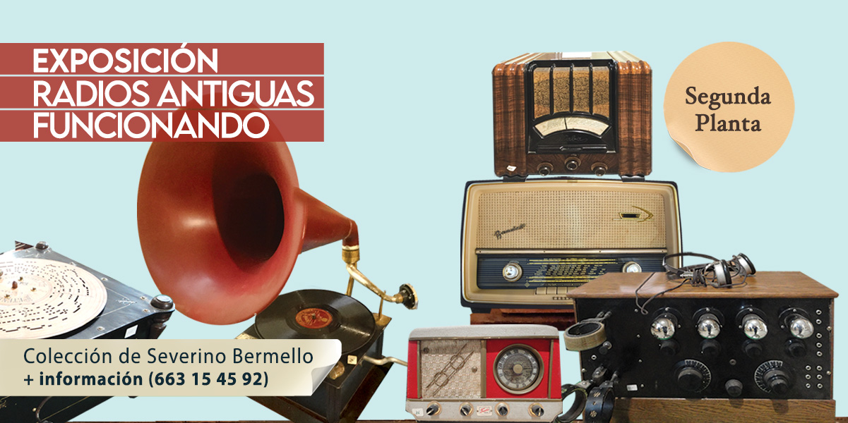 Exposición Radios Antiguas funcionando
